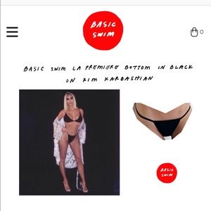 Basic Swim La Premiere bottom ONLY in black